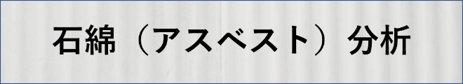石綿（アスベスト）分析