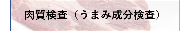 肉質検査（うまみ成分検査）