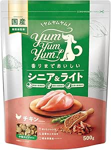 yum yum yum! シニア&ライト チキン ドライタイプ 商品画像