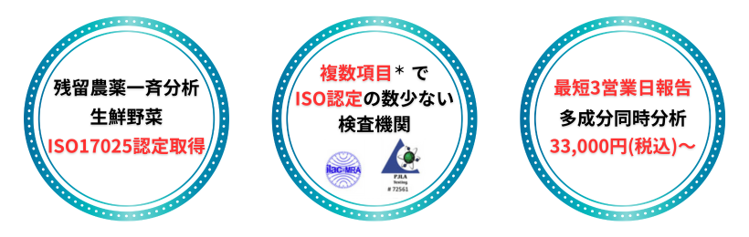 残留農薬検査・分析・費用について【最短3営業日報告可】 | 食