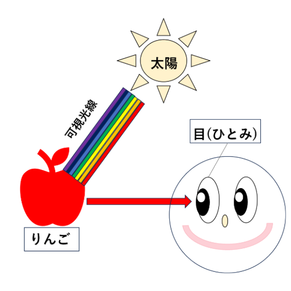 光の見え方