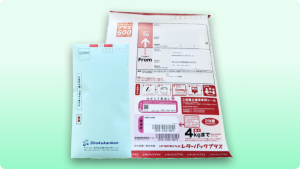 封筒・レターパックの検査キット外装写真