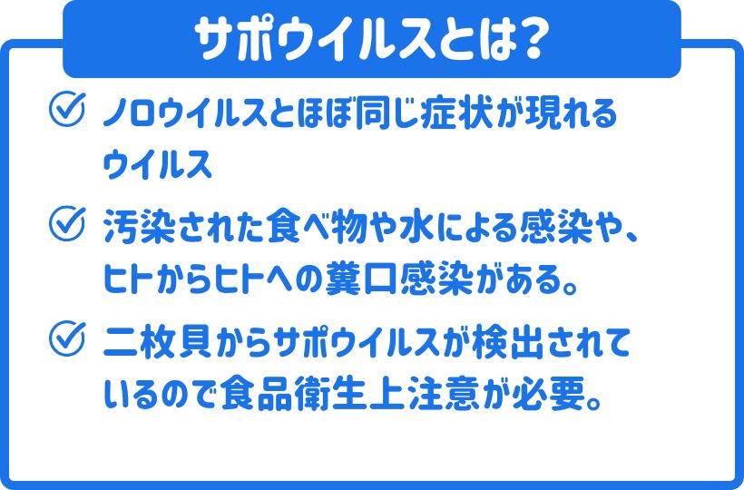 サポウイルスとは？