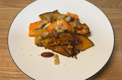 かぼちゃとにんじんのバターソテー