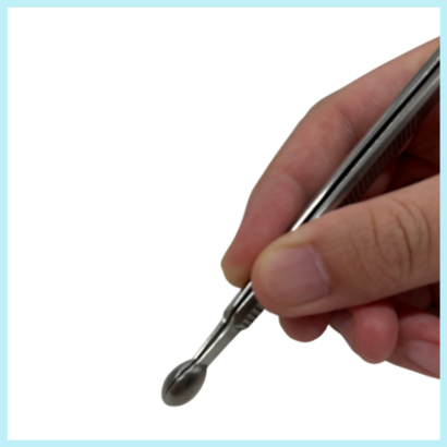 マダニピンセット使用法